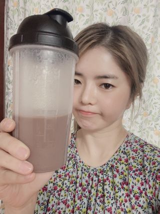 뉴트리션팩토리 닥터큐어 프리미엄쉐이크 다이어트쉐이크 — 5점을 준 리뷰어가 2021년 9월 올린 사용 사진