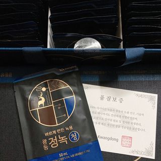 [광동생활건강] 광동정녹청 30포 — 5점을 준 리뷰어가 2021년 11월 올린 사용 사진