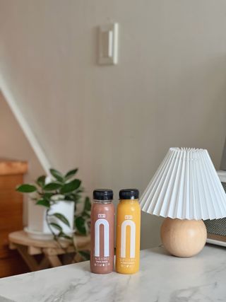 BLENDY'S 핑크 스무디+블론디 스무디 — 5점을 준 리뷰어가 2021년 12월 올린 사용 사진