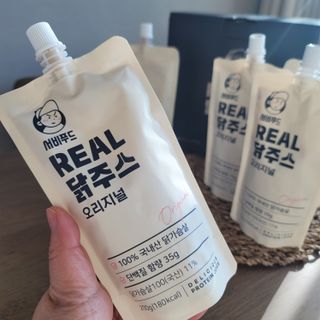 서비푸드 리얼 닭주스 오리지널 200g 1세트 10개입 — 3점을 준 리뷰어가 2022년 1월 올린 사용 사진