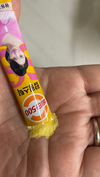 광동생활건강 비타500 팝핑스틱 — 5점을 준 리뷰어가 2023년 8월 올린 사용 사진