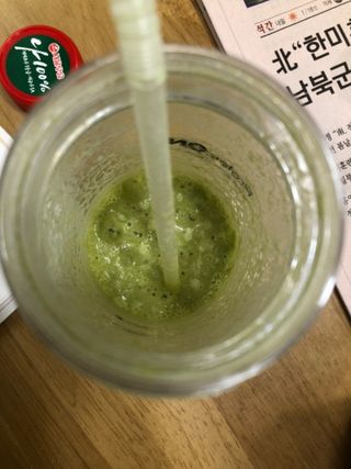 프로티원 단백질쉐이크 녹차맛 2주분 1통+보틀 — 5점을 준 리뷰어가 2021년 3월 올린 사용 사진