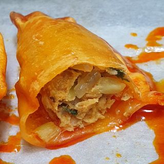 한만두 진한 해물맛 짬뽕만두 1kg — 5점을 준 리뷰어가 2021년 4월 올린 사용 사진