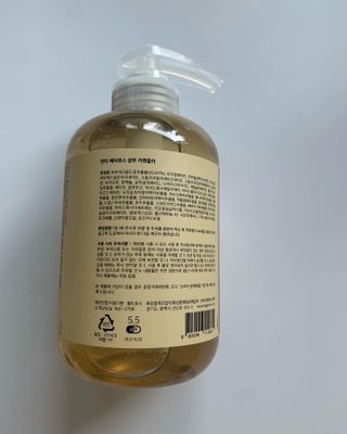 빅그린 안티 헤어로스 탈모 카렌듈라 바이옴 샴푸 500ml (지성두피용) — 3.5점을 준 리뷰어가 2022년 8월 올린 사용 사진