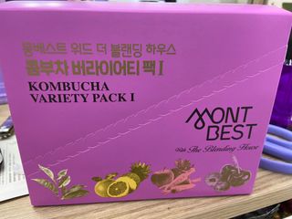 [몽베스트] 위드더 블랜딩 하우스 콤부차 _ 버라이어티팩 — 5점을 준 리뷰어가 2024년 1월 올린 사용 사진