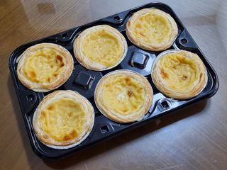 디앙뜨 포르투갈 에그타르트 오리지널 맛+패션후르츠 맛 중 택1 — 5점을 준 리뷰어가 2021년 7월 올린 사용 사진
