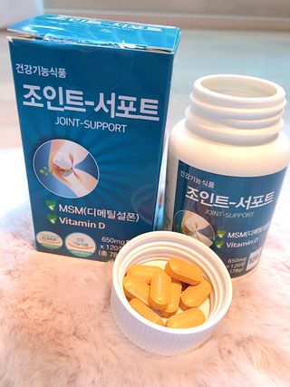 에이치알팜 조인트-서포트 보스웰리아 MSM 650mg x 120정 — 5점을 준 리뷰어가 2021년 6월 올린 사용 사진