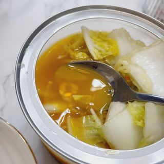 셰프애찬 단호박 백김치 1kg — 5점을 준 리뷰어가 2022년 10월 올린 사용 사진