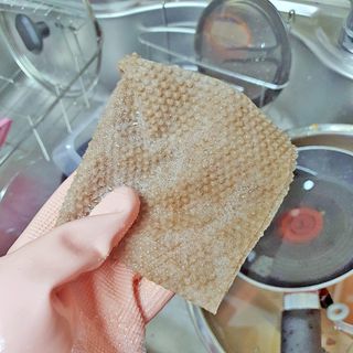 블뤼엔 일회용 수세미 — 5점을 준 리뷰어가 2021년 4월 올린 사용 사진