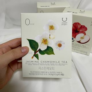 딜라이트 프로젝트 블렌딩티 우엉호박티, 히비후르츠티, 쟈스민캐모티 — 4점을 준 리뷰어가 2021년 7월 올린 사용 사진