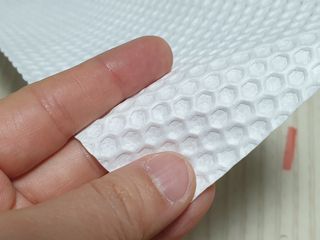 부직포나라 중금속유해물질ZERO 뜯어쓰는 주방 일회용수세미 60매 2매 — 5점을 준 리뷰어가 2022년 12월 올린 사용 사진