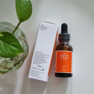 더마 사이언스 비타민 CCC 앰플 기미 브라이트닝 세럼 30ml — 5점을 준 리뷰어가 2021년 8월 올린 사용 사진