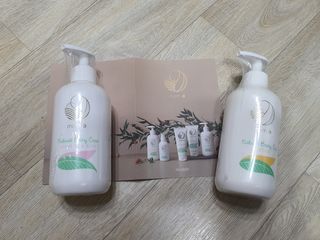 mom e 맘이 내추럴 베이비 케어 샴푸앤바스+로션 — 5점을 준 리뷰어가 2021년 1월 올린 사용 사진