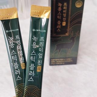 서울약사신협_프리미엄 진 녹용스틱 플러스10g x 30포 — 5점을 준 리뷰어가 2021년 8월 올린 사용 사진