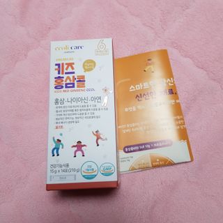 베거스코리아 [콜리케어] 키즈 홍삼콜리 딸기맛 14포 — 4점을 준 리뷰어가 2021년 11월 올린 사용 사진