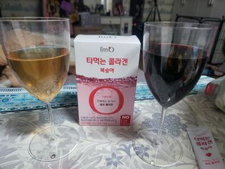 [음료수 대신 가능!]  빠르게 흡수되는 아임오 타먹는 콜라겐 1박스 — 5점을 준 리뷰어가 2023년 3월 올린 사용 사진