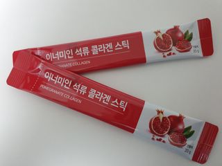 이너미인 석류 콜라겐 스틱 — 5점을 준 리뷰어가 2021년 1월 올린 사용 사진