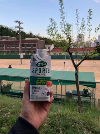 셀렉스스포츠 셀렉스 스포츠 웨이 프로틴 복숭아_ 330ml x 12팩 — 5점을 준 리뷰어가 2021년 4월 올린 사용 사진