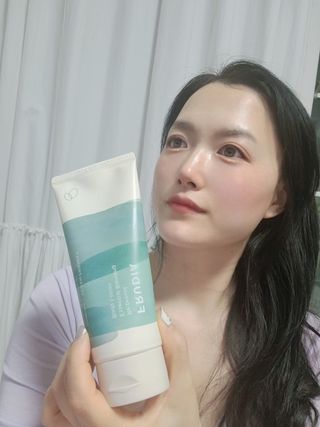 [후르디아] 올리브영 저자극 비건바디로션 — 5점을 준 리뷰어가 2023년 1월 올린 사용 사진