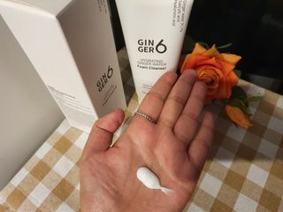 GINGER6 하이드레이팅 진저 워터 폼클렌징 — 5점을 준 리뷰어가 2021년 10월 올린 사용 사진