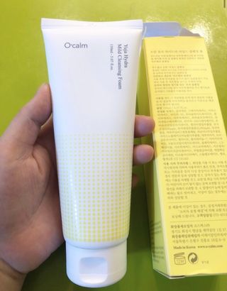 [오캄] 유자 하이드라 마일드 클렌징 폼 — 5점을 준 리뷰어가 2022년 8월 올린 사용 사진