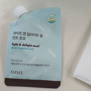 아므_이너뷰티 라이트 앤 딜라이트 밀 민트 초코 — 5점을 준 리뷰어가 2021년 7월 올린 사용 사진