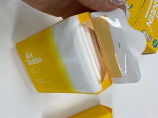 에어퀸 뉴브레스 유기농 생리대 4종 (팬티라이너 20P + 중형 10P + 대형 10P + 오버나이트 8P)_체험단 — 5점을 준 리뷰어가 2024년 5월 올린 사용 사진