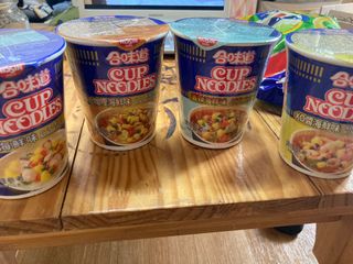 NISSIN 닛신 컵누들  4종 - 씨푸드오리지날, 씨푸드 스파이시, 씨푸드 커리, 씨푸드 XO소스 — 5점을 준 리뷰어가 2022년 4월 올린 사용 사진