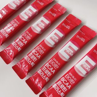 [인디닥터] 타이탄 BCAA 프로틴 젤리스틱 — 5점을 준 리뷰어가 2022년 4월 올린 사용 사진