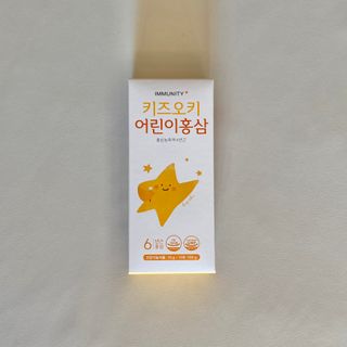 [이뮤니티플러스]우리아이 면역오키, 건강오키 _ 키즈오키 어린이홍삼 10포 1box — 4점을 준 리뷰어가 2022년 1월 올린 사용 사진