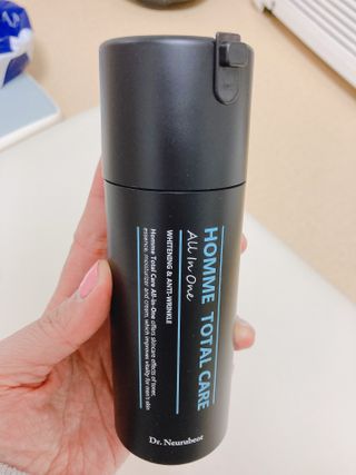 Dr.느루벗 느루벗 옴므 토탈 케어 올인원 118ml 남자 남성 스킨 로션 에센스 크림 화장품 — 4점을 준 리뷰어가 2021년 4월 올린 사용 사진