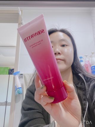 SOONWITH 바이오 내추럴 리프레싱 폼클렌징 — 4점을 준 리뷰어가 2021년 5월 올린 사용 사진