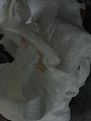 부직포나라 중금속유해물질ZERO 뜯어쓰는 주방 일회용수세미 60매 2매 — 5점을 준 리뷰어가 2022년 9월 올린 사용 사진