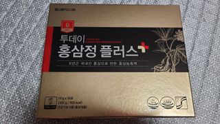 서울약사신협_투데이홍삼정플러스스틱_10g x 30포 — 5점을 준 리뷰어가 2021년 1월 올린 사용 사진