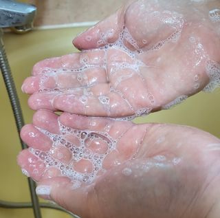 [바이오맥스] 프로코어 탈모완화샴푸 1000ml — 5점을 준 리뷰어가 2022년 8월 올린 사용 사진