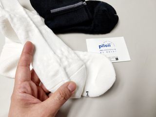 [사이즈가 있는 양말 필로이] 남자 골프 스포츠 발목 양말 2족 세트【 S, M, L, XL】4가지 사이즈 — 5점을 준 리뷰어가 2022년 7월 올린 사용 사진