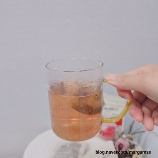 프리 [무인양품] 꽃과 열매의 향을 담은 피치&로즈힙 블렌드 티 — 5점을 준 리뷰어가 2025년 8월 올린 사용 사진