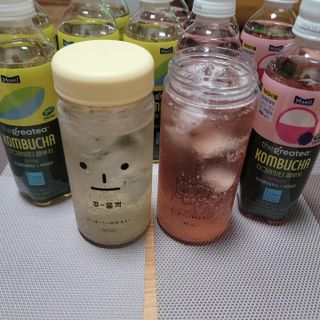 더그레잇티 콤부차 [매일유업] 더그레잇티 44kcal 콤부차 300ml *12개입 (오리지널 6개+베리리치 6개) — 5점을 준 리뷰어가 2023년 7월 올린 사용 사진