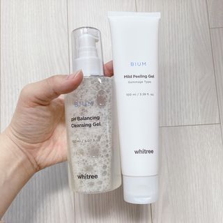 화이트리 비움 약산성 클렌징젤 ,마일드 필링젤 세트 — 4점을 준 리뷰어가 2020년 12월 올린 사용 사진