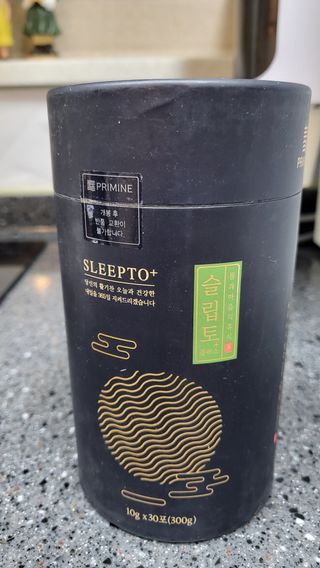 프리마인 자체 기업부설 연구소에서 찾아낸 건강한 수면의 비밀.  슬립토 플러스 30포 — 5점을 준 리뷰어가 2023년 5월 올린 사용 사진