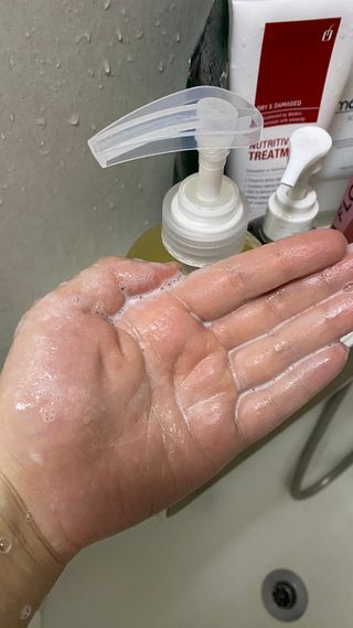 빅그린 니치 퍼퓸 바이옴바디워시 500ml(상탈, 블랙베리&베이, 블랑쉐 3종 중 택1) — 5점을 준 리뷰어가 2022년 12월 올린 사용 사진