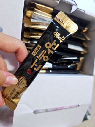 광동생활건강 MF[광동] 식약처 기능성 인정 건강기능식품, 광동 광옥고 밸런스 10mL * 100포 — 5점을 준 리뷰어가 2024년 6월 올린 사용 사진