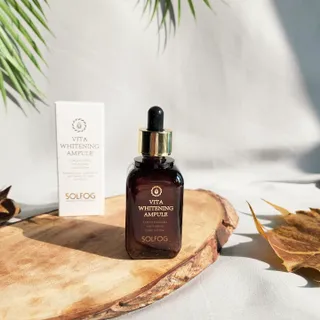 소담스퀘어 상암 솔포그 비타민 화이트닝 앰플 50ml 안티에이징 항산화 가미 잡티 트러블 세라마이드 — 5점을 준 리뷰어가 2022년 11월 올린 사용 사진