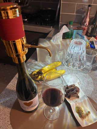 와인웨이터 당신은 별을 마시고있소, 크리비 와인 디스펜서 — 5점을 준 리뷰어가 2023년 1월 올린 사용 사진