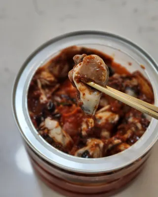 셰프애찬 별미김치 굴겉절이 1kg — 5점을 준 리뷰어가 2022년 12월 올린 사용 사진