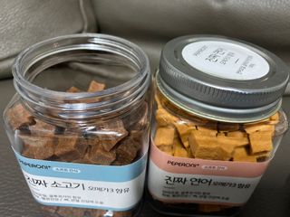 페페로니 진짜 오메가3 연어+소고기 180g+180g — 5점을 준 리뷰어가 2021년 7월 올린 사용 사진