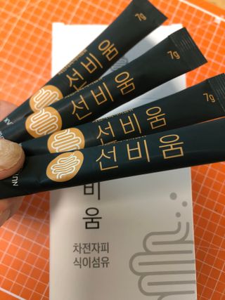 [뉴트릴렉스] 선비움 첨가물 없는 착한 차전자피 식이섬유  2박스 — 5점을 준 리뷰어가 2021년 7월 올린 사용 사진