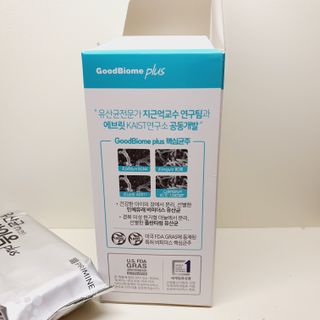 프리마인 유산균 국가지정연구소 선정, 살아있는 생유산균 200억 마리의 힘. 유산균n굿바이옴플러스 — 5점을 준 리뷰어가 2021년 9월 올린 사용 사진