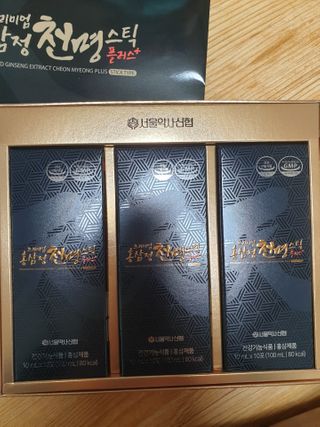 서울약사신협 약사신협_천명플러스스틱_10mlx30포 — 5점을 준 리뷰어가 2021년 3월 올린 사용 사진