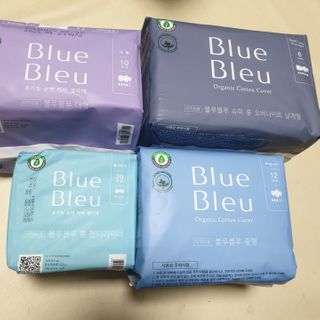 블루블루 유기농 순면 커버 생리대 — 5점을 준 리뷰어가 2021년 2월 올린 사용 사진